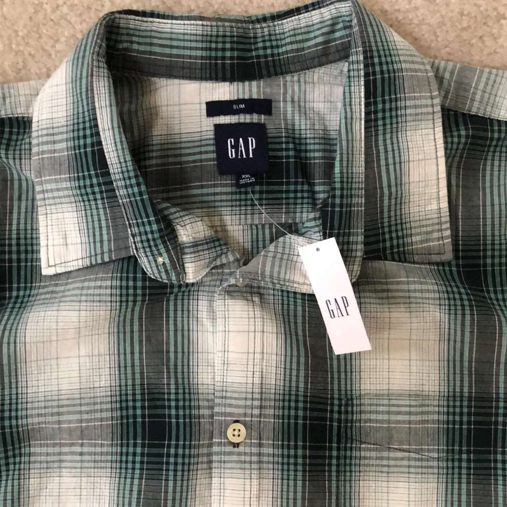 Gap mens short sleeve shirt Xxl - Picture 3 of 5
